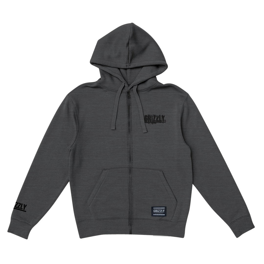 Moletom Grizzly Static Age Ziper Hoodie