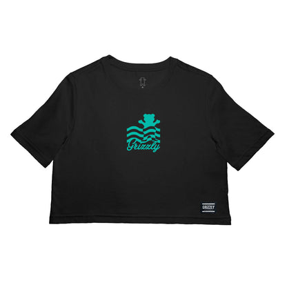 Cropped Grizzly Wavy Tee