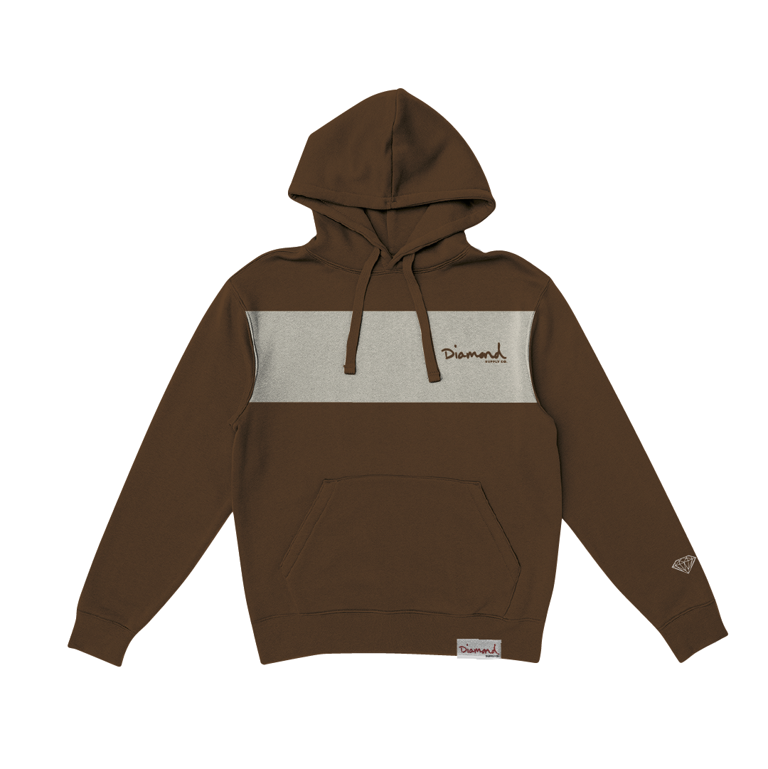 Moletom Diamond Mini Script Cut Hoodie