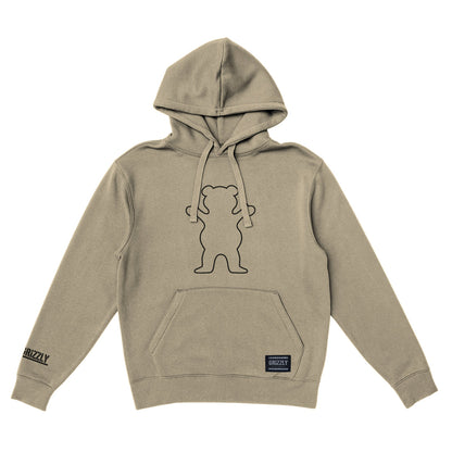 Moletom Grizzly Outline Og Bear Hoodie