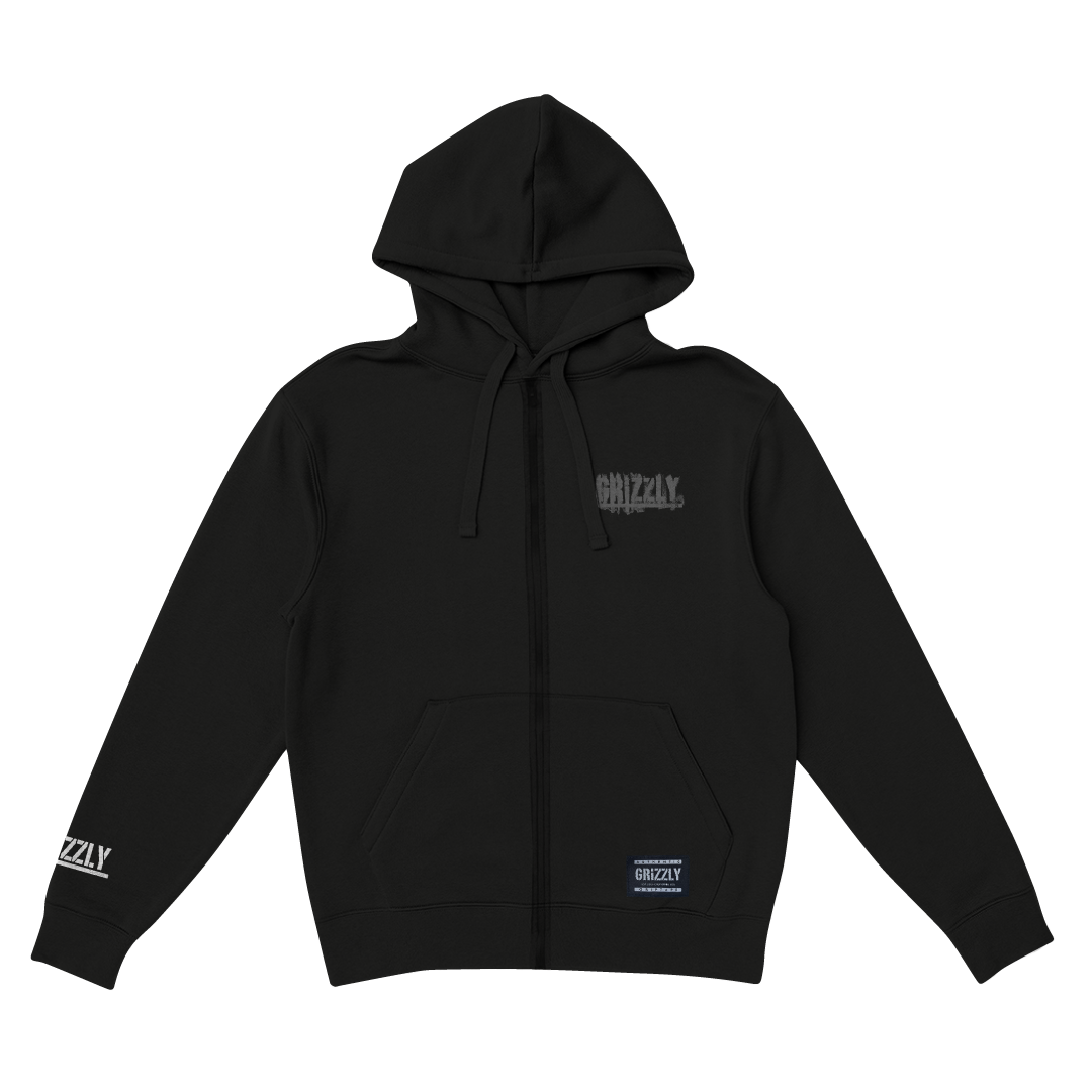 Moletom Grizzly Static Age Ziper Hoodie