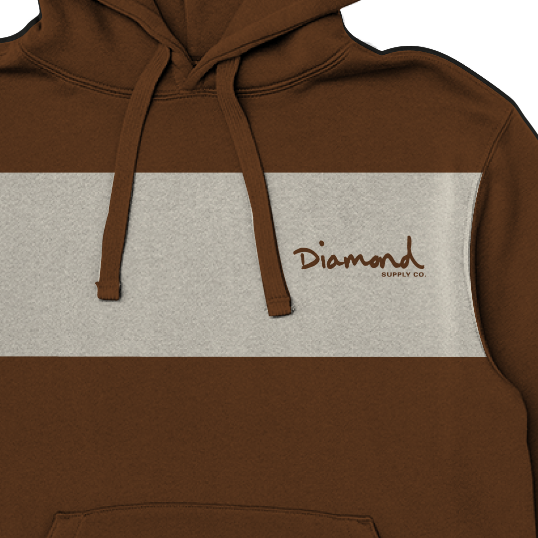 Moletom Diamond Mini Script Cut Hoodie