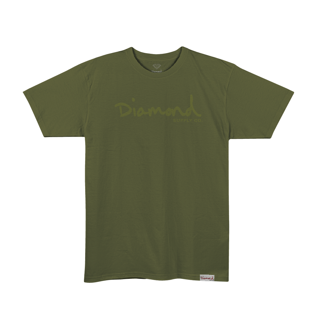 Camiseta Diamond Og Script Tee