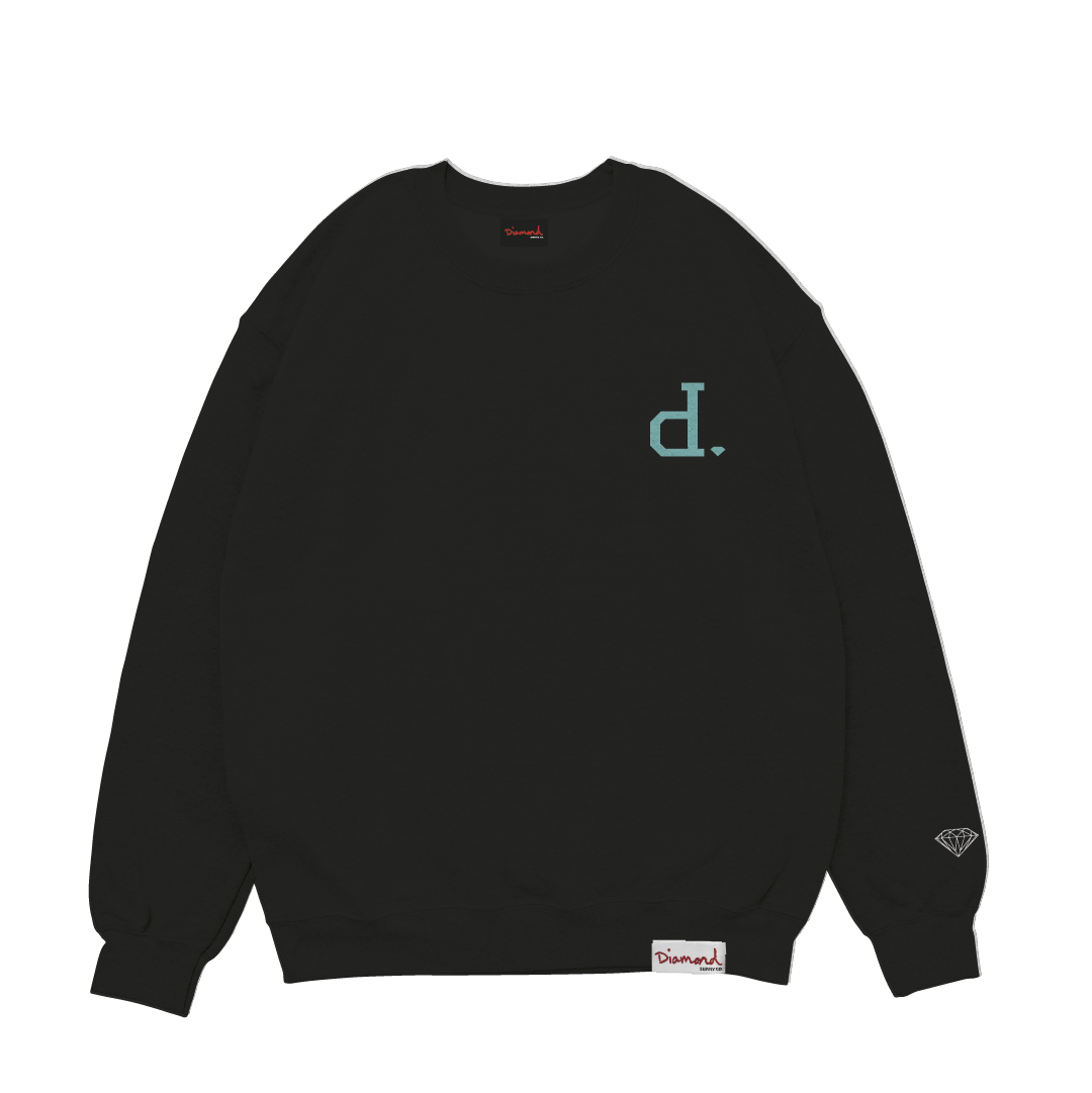 Moletom Diamond Un Polo Script Crew Neck