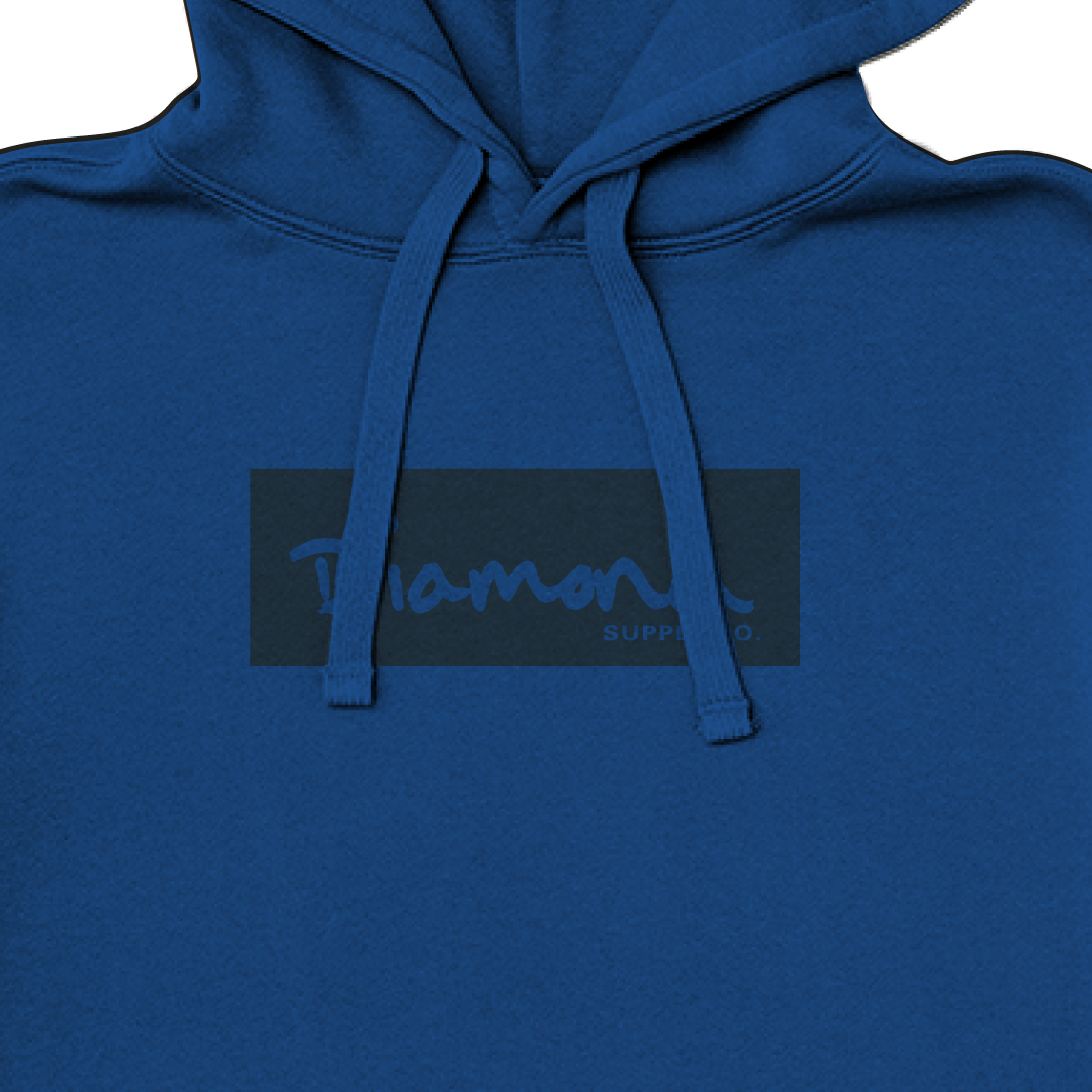 Moletom Diamond Tonal Box Logo Hoodie