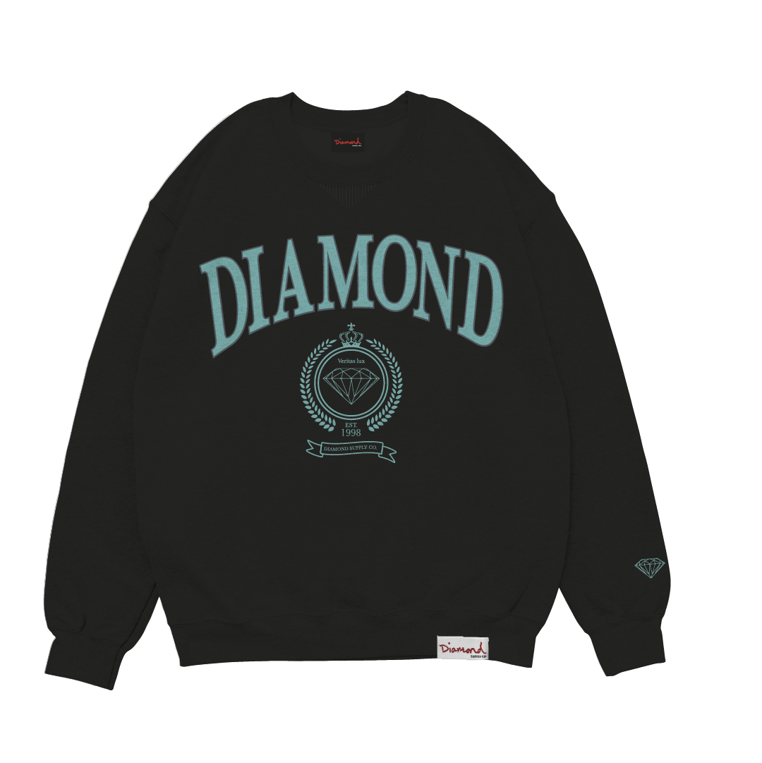 Moletom Diamond College Crest Crew Neck