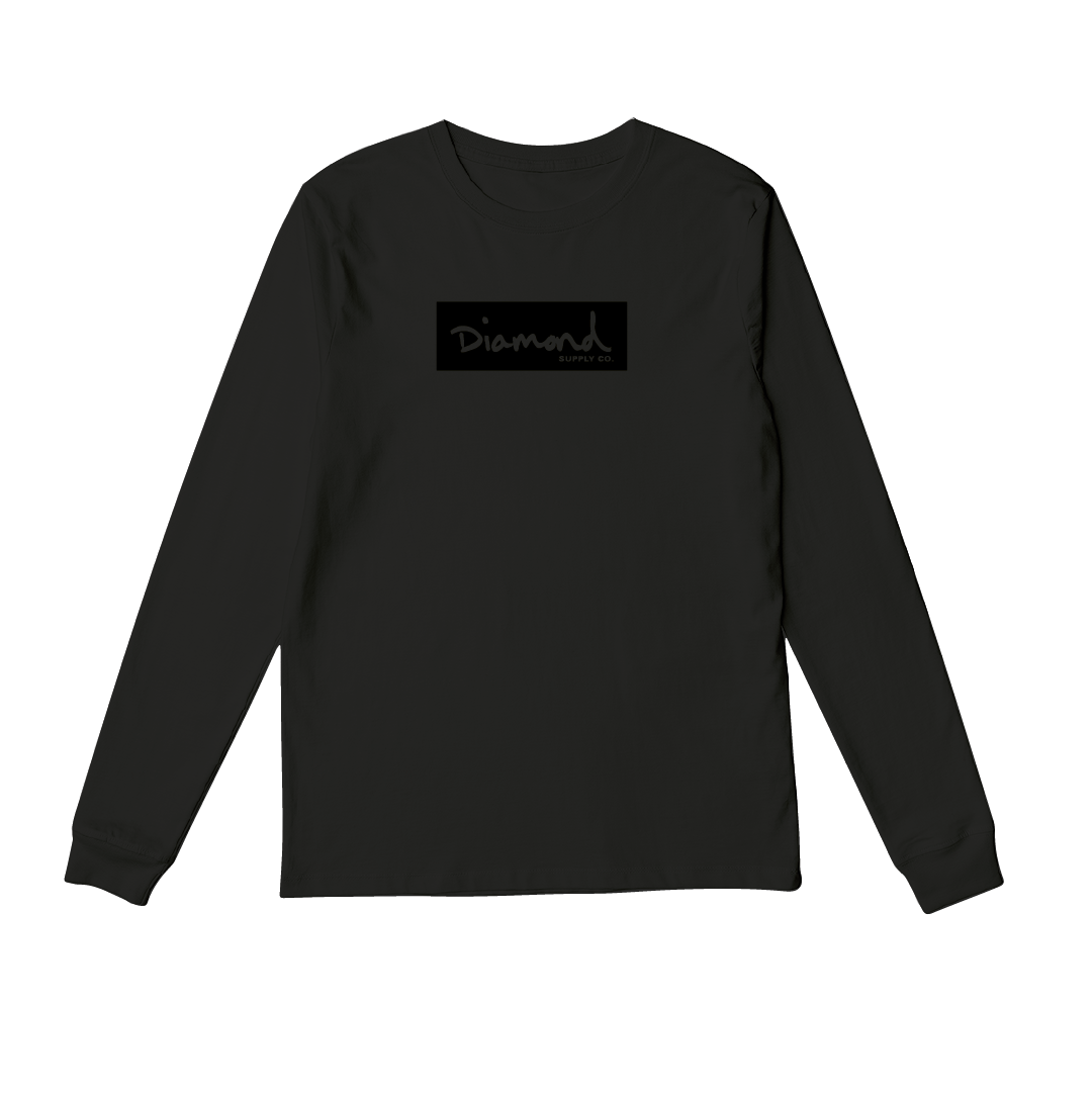 Camiseta Diamond Tonal Box Logo L/s Tee