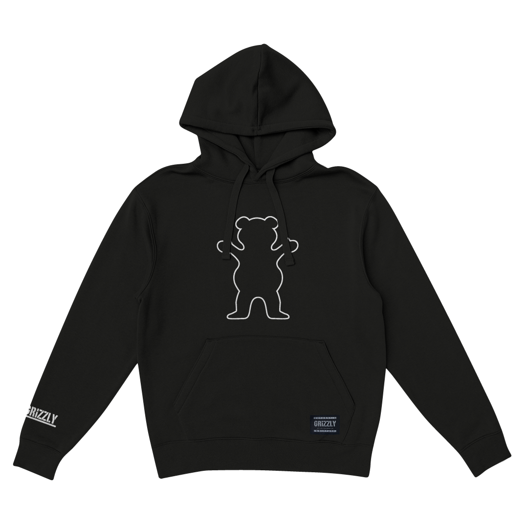 Moletom Grizzly Outline Og Bear Hoodie