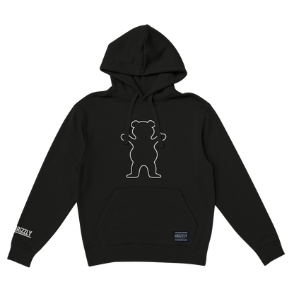 Moletom Grizzly Outline Og Bear Hoodie