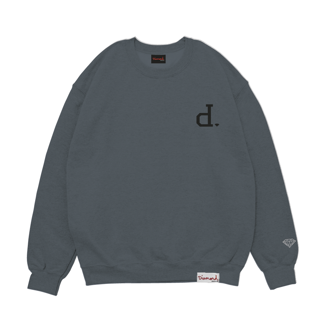 Moletom Diamond Un Polo Script Crew Neck