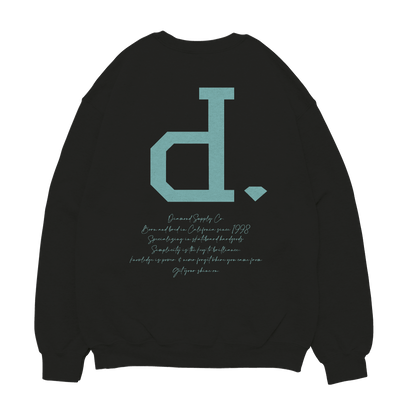 Moletom Diamond Un Polo Script Crew Neck