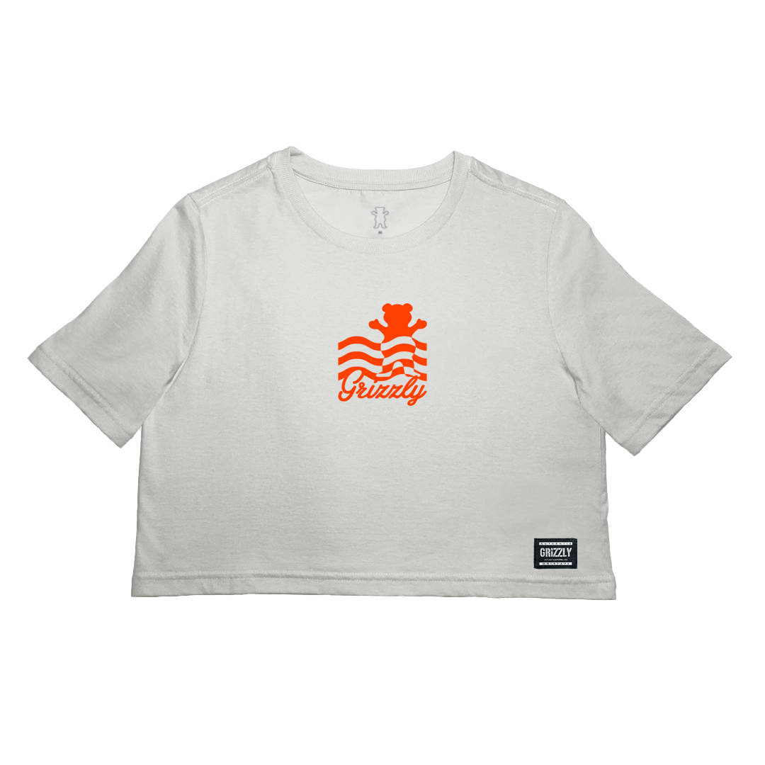 Cropped Grizzly Wavy Tee