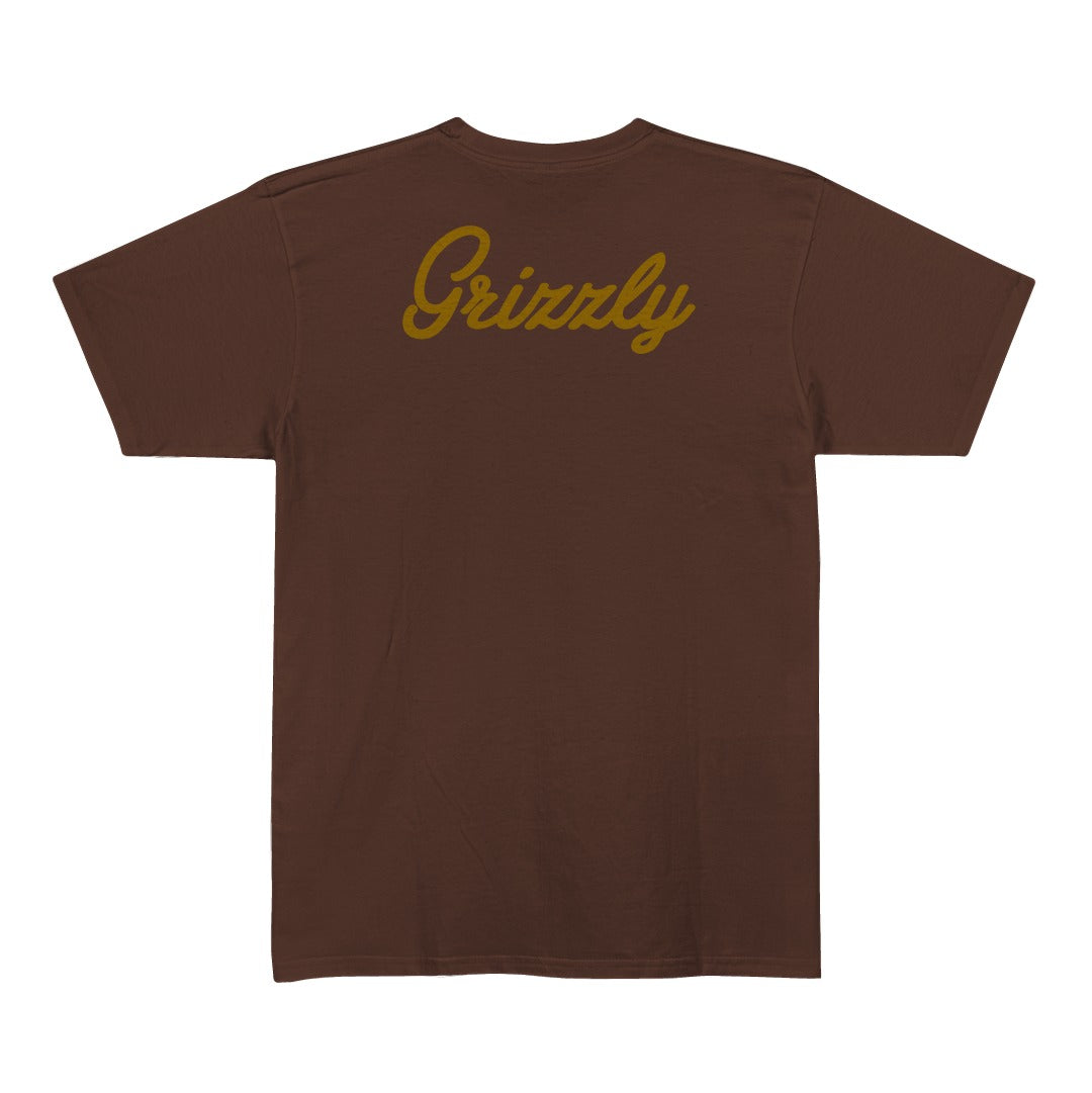Camiseta Grizzly Back Script Logo Tee