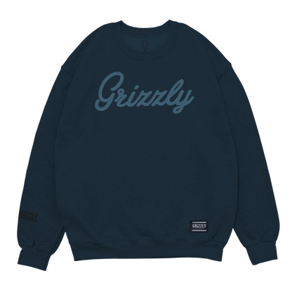 Moletom Grizzly Script Logo Crew Neck