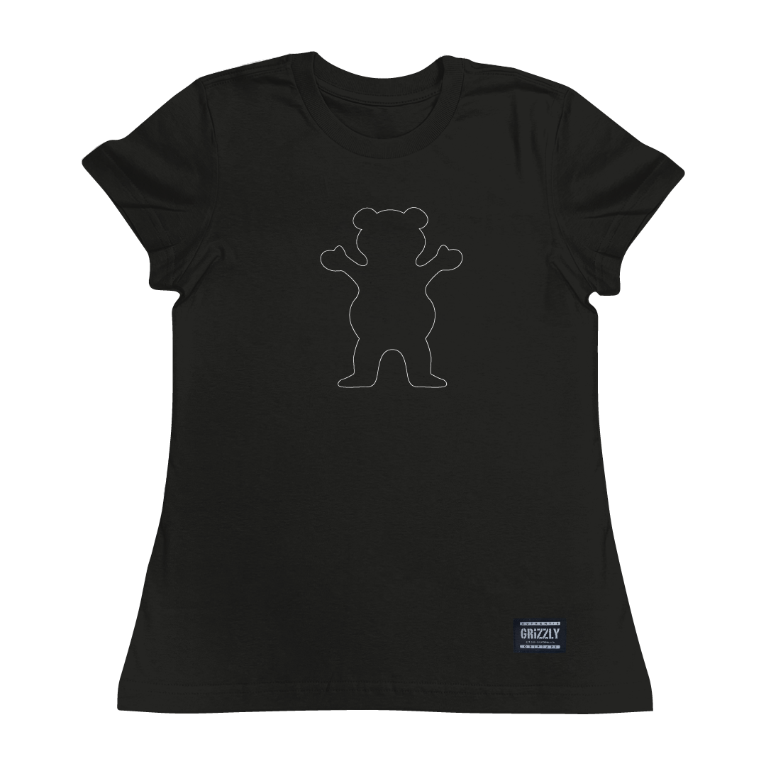 Camiseta Grizzly Outline Og Bear Girls Tee