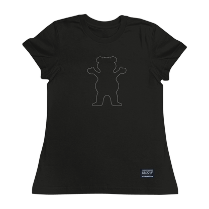 Camiseta Grizzly Outline Og Bear Girls Tee