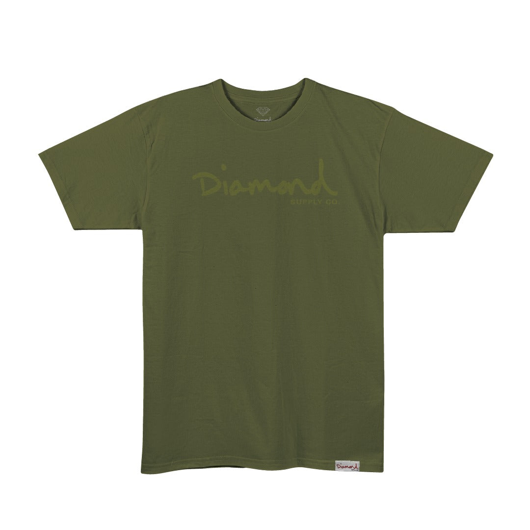 Camiseta Diamond Og Script Tee