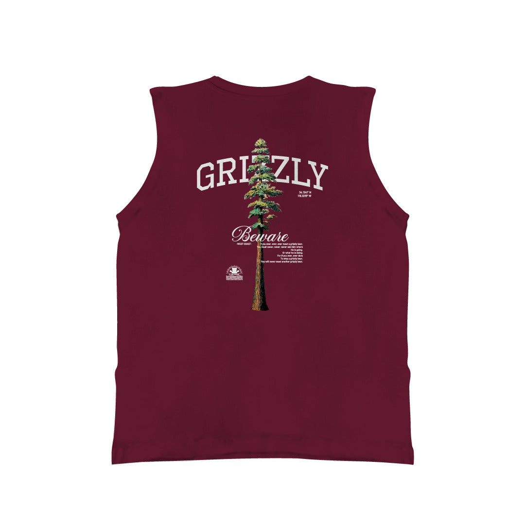 Camiseta Grizzly Tallest Pine Sleeve Less