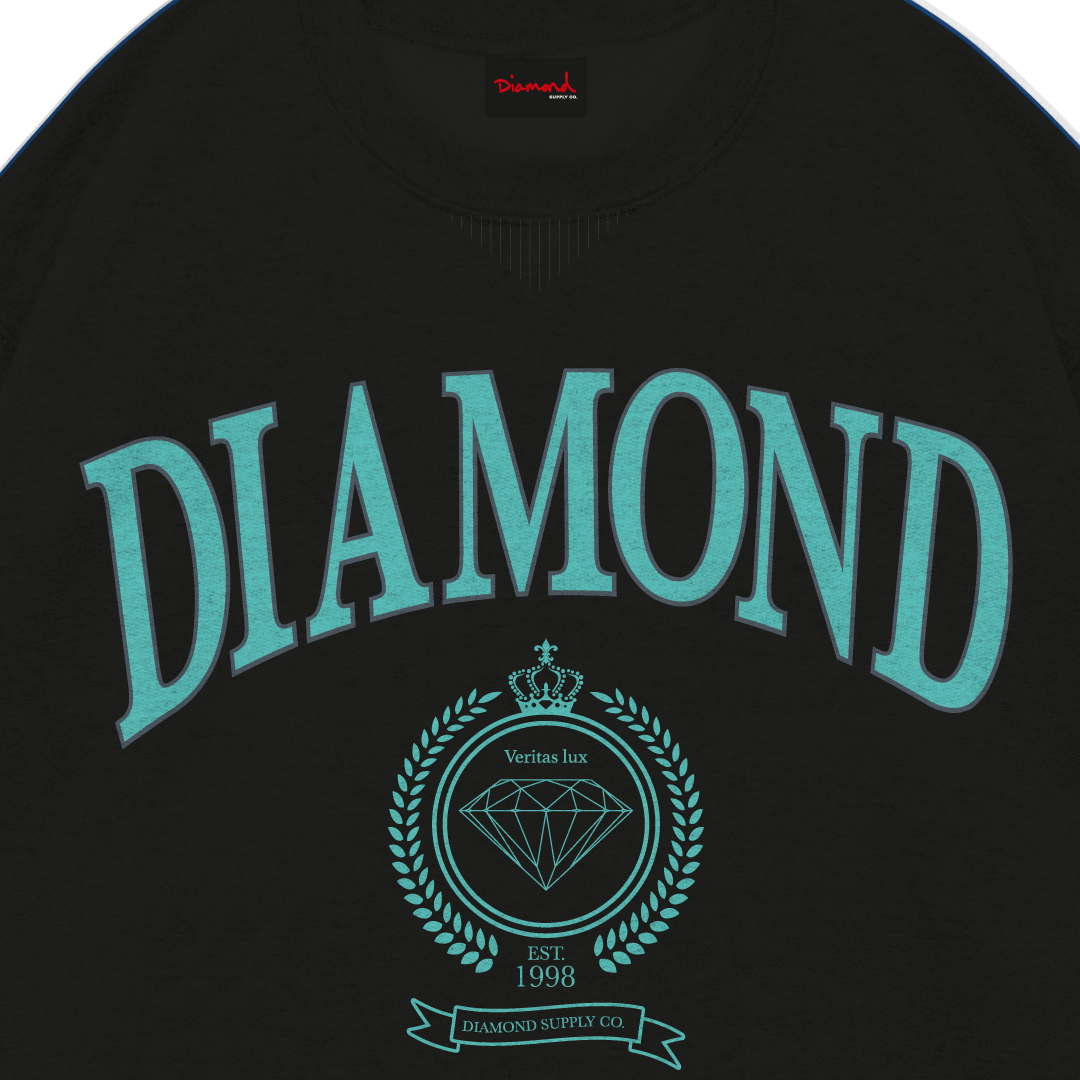 Moletom Diamond College Crest Crew Neck