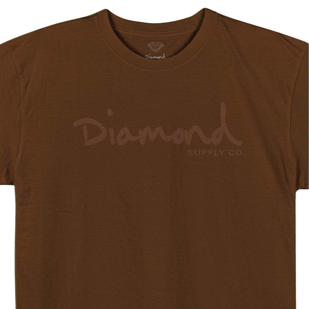 Camiseta Diamond Og Script Tee