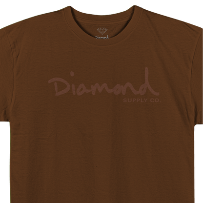 Camiseta Diamond Og Script Tee