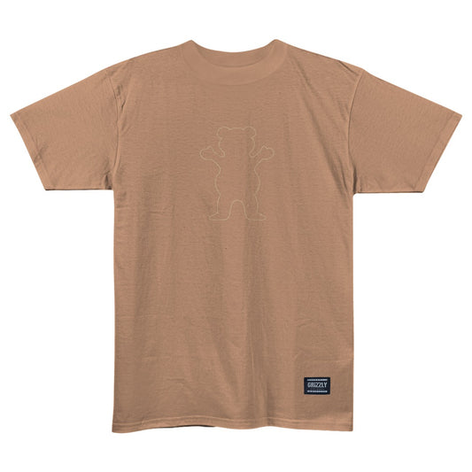 Camiseta Grizzly Outline Og Bear Tee
